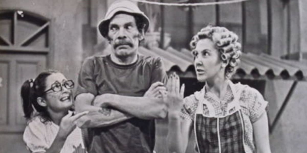 Chiquinha, Seu Madruga e Dona Florinda em "Chaves" (Foto: Divulgação) Chiquinha, Seu Madruga e Dona Florinda em "Chaves" (Foto: Divulgação)