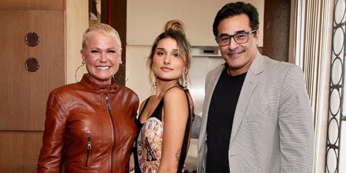 Xuxa, Sasha e Luciano (Reprodução)