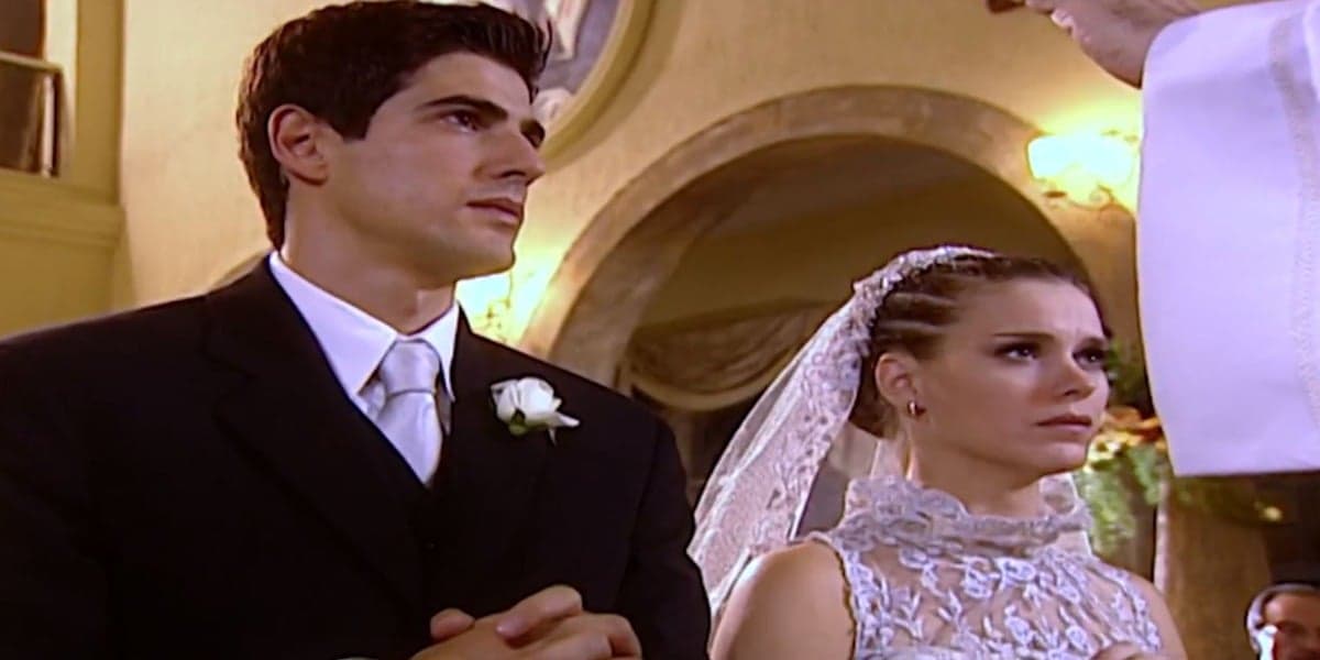 Casamento de Edu e Camila é marcado por impasses (Foto: Reprodução) Casamento de Edu e Camila é marcado por impasses (Foto: Reprodução)