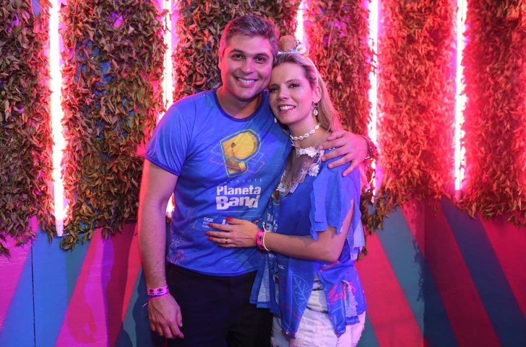 Joel Datena e esposa, Mel Joel Datena e esposa, Mel