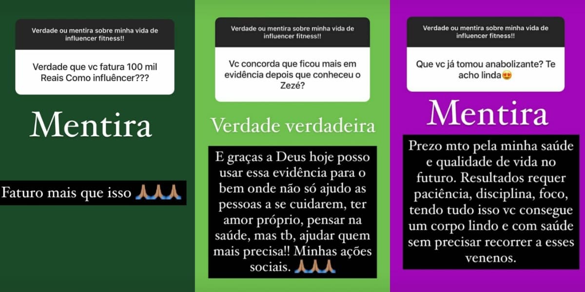 Graciele Lacerda abriu o jogo sobre a sua vida em brincadeira com os fãs (Foto: Reprodução/Instagram) Graciele Lacerda abriu o jogo sobre a sua vida em brincadeira com os fãs (Foto: Reprodução/Instagram)
