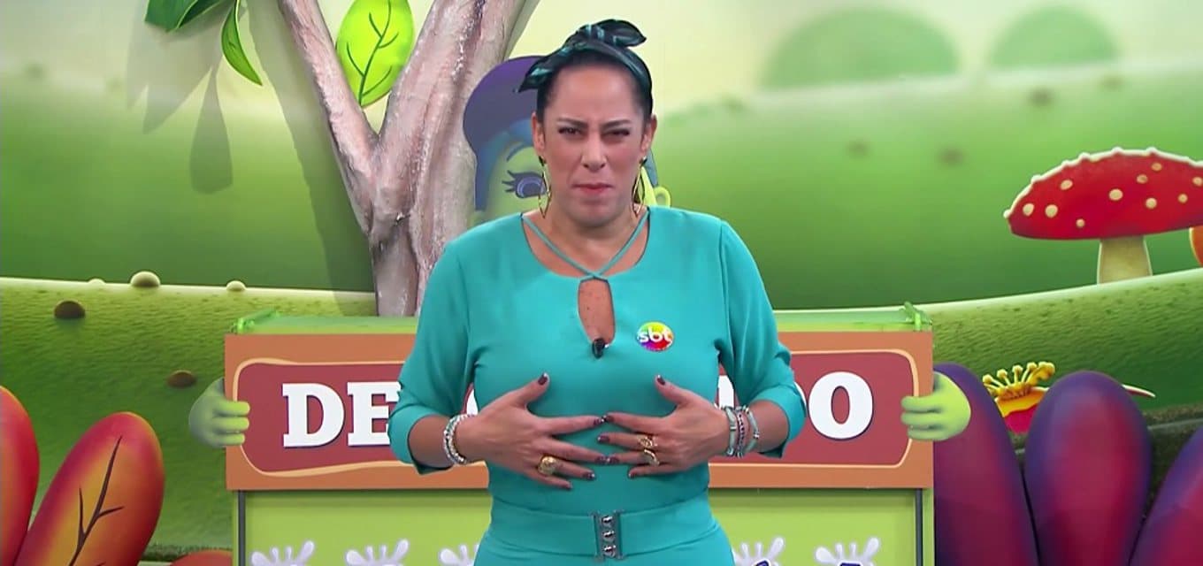 Silvia Abravanel apresentando o Bom Dia & Cia