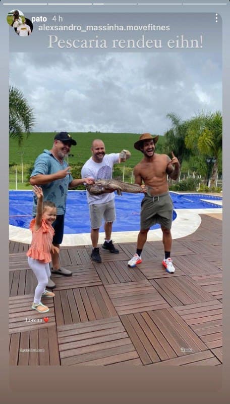 Pato e seu volume nada discreto (Foto: Reprodução/ Instagram)