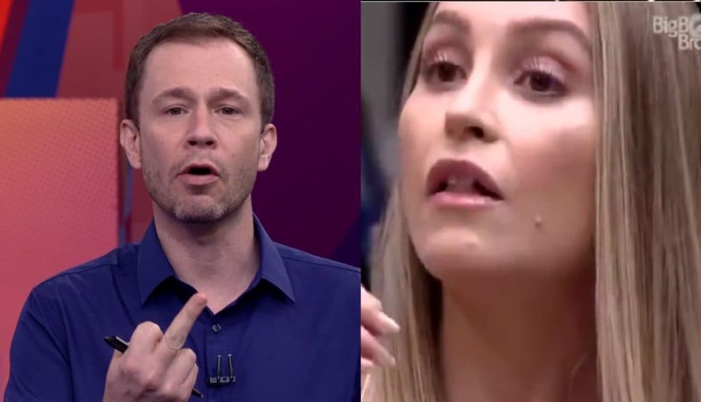 BBB21: Após pedido de perdão de Tiago Leifert, Carla Diaz destroça apresentador e protagoniza bate-boca ao vivo