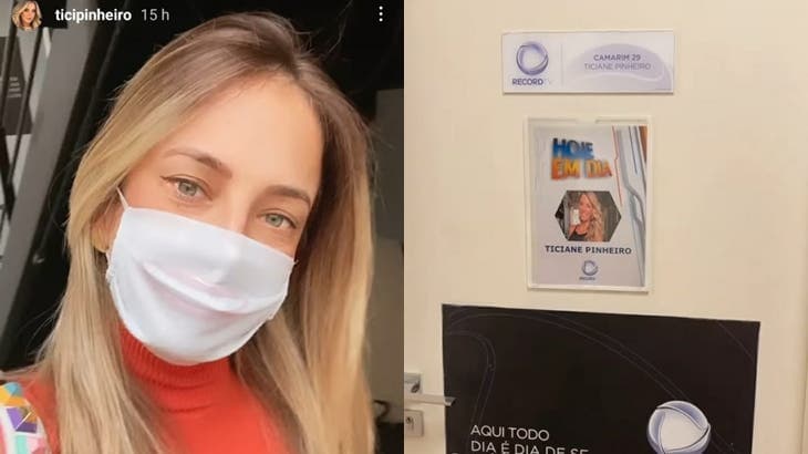 Ticiane Pinheiro, após ter separação exposta, chega na Record e é impedida de entrar no camarim: "Não acredito"