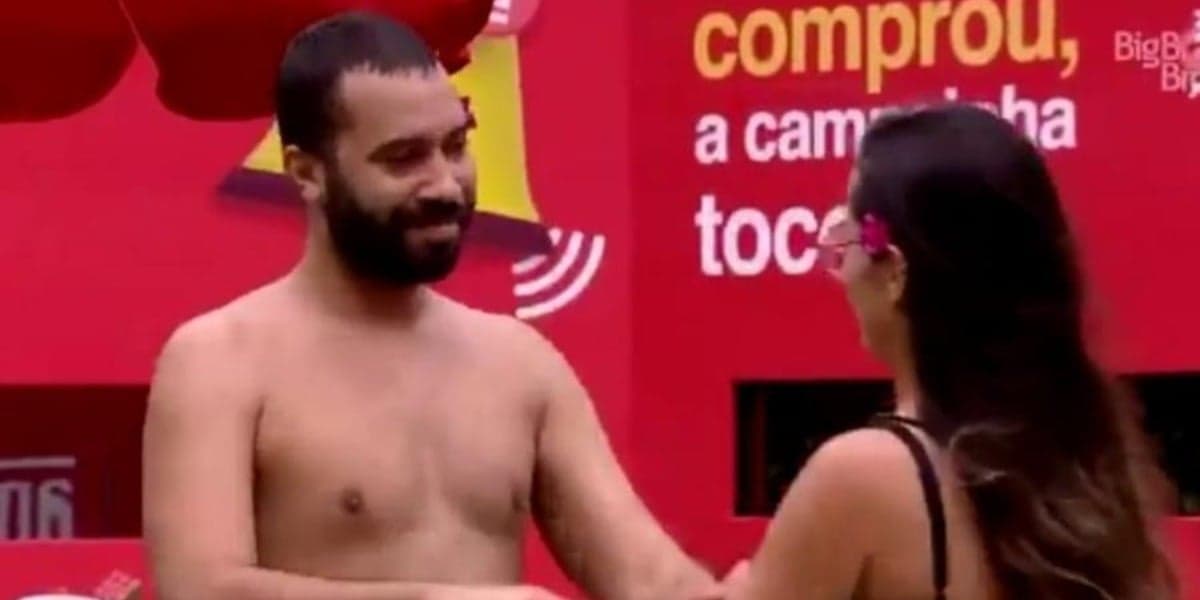 Juliette e Gilberto no BBB21 (Foto: Reprodução) Juliette e Gilberto no BBB21 (Foto: Reprodução)