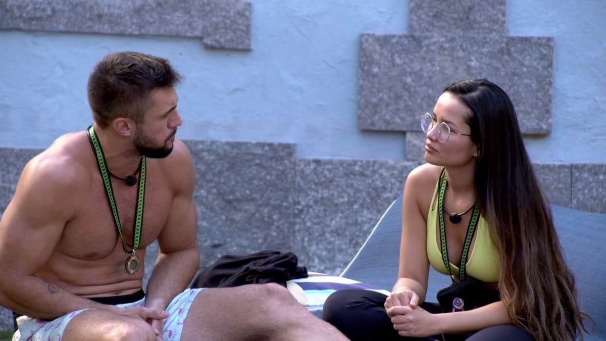 Arthur e Juliette no BBB21 (Foto: Reprodução) Arthur e Juliette no BBB21 (Foto: Reprodução)