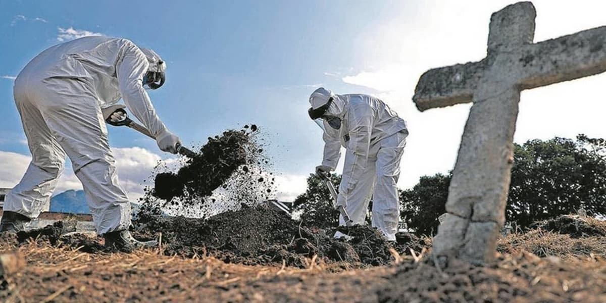 Número de mortes diárias pela covid-19 não para de crescer no Brasil (Foto: Reprodução) Número de mortes diárias pela covid-19 não para de crescer no Brasil (Foto: Reprodução)