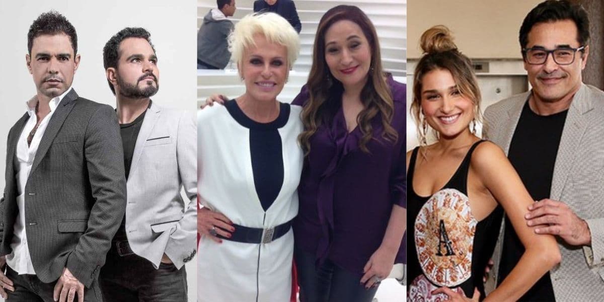 Zezé Di Camargo, Luciano Camargo, Ana Maria, Sonia Abrão, Sasha, Luciano Szafir Zezé Di Camargo, Luciano Camargo, Ana Maria, Sonia Abrão, Sasha, Luciano Szafir