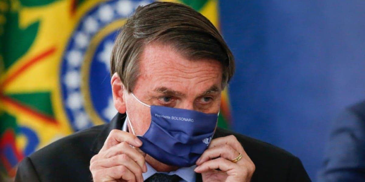 Bolsonaro critica medidas contra a Covid-19 (Foto: Reprodução)
