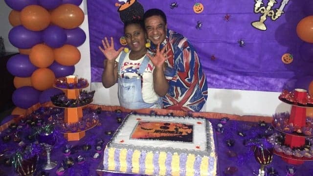 Agnaldo Timóteo e a filha adotiva, Keity Evelyn (Reprodução) Agnaldo Timóteo e a filha adotiva, Keity Evelyn (Reprodução)