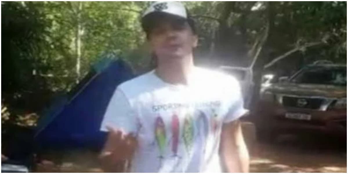 o cantor sertanejo Luan Santana é abordado pela PM durante uma pescaria no rio Coxin