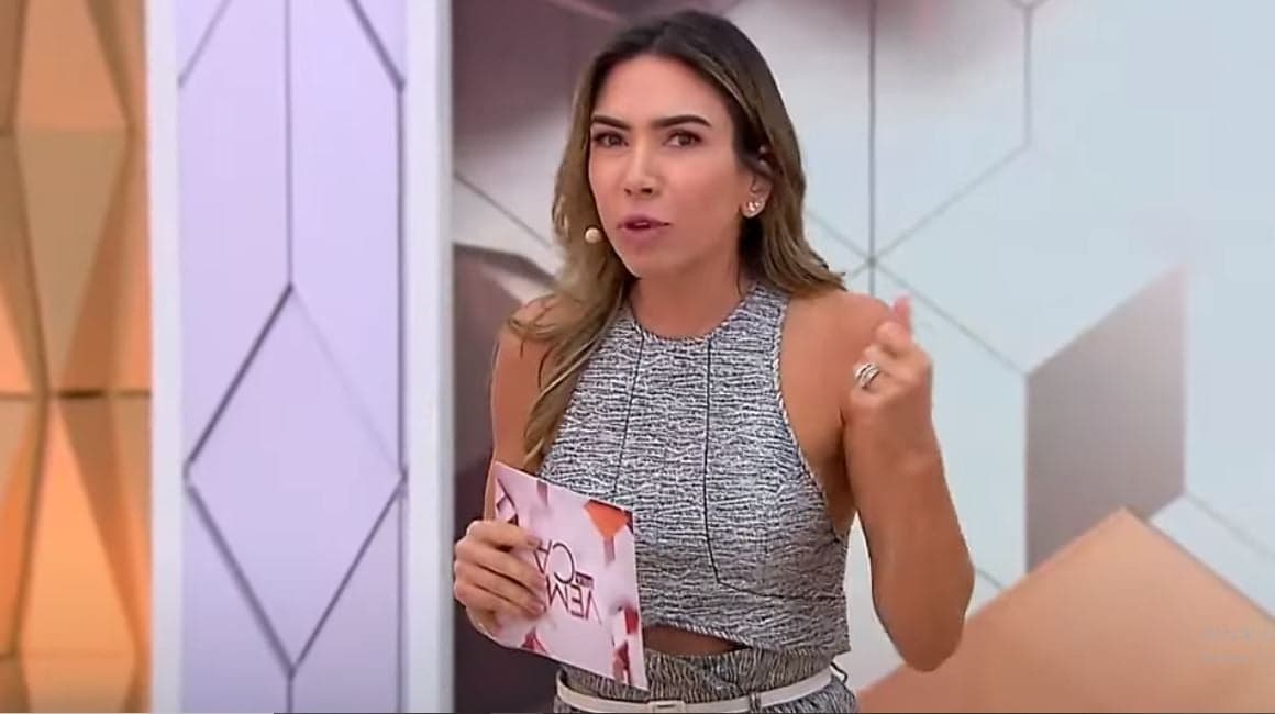 Patrícia Abravanel no Vem Pra Cá (Foto: Reprodução/SBT) Patrícia Abravanel no Vem Pra Cá (Foto: Reprodução/SBT)