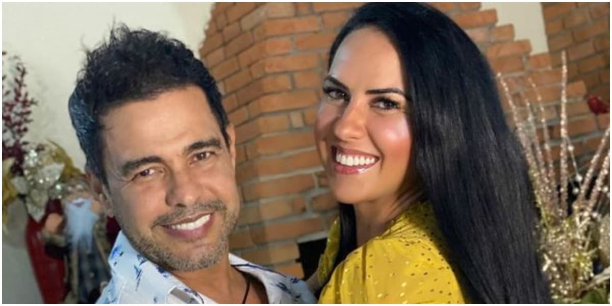 Zezé di Camargo usa mão boba com Graciele Lacerda 