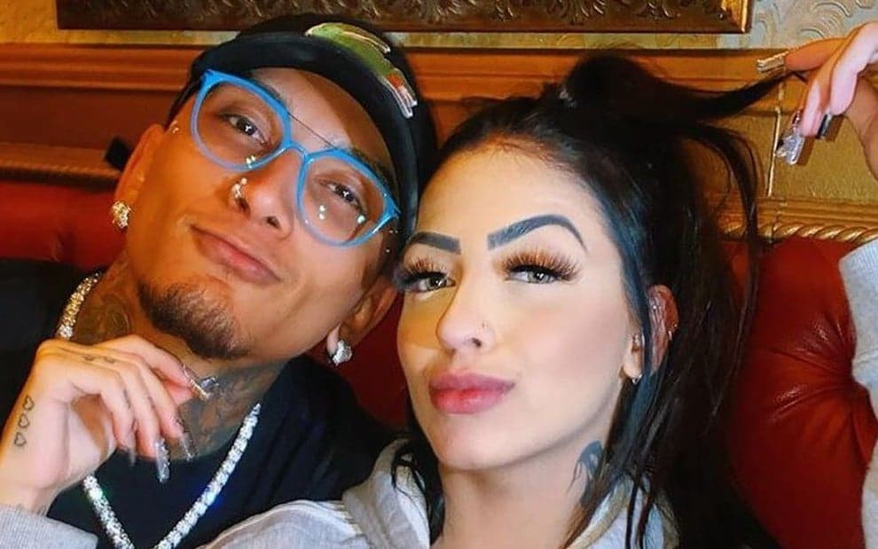 MC Mirella e seu marido, Dynho Alves (Foto: Reprodução)