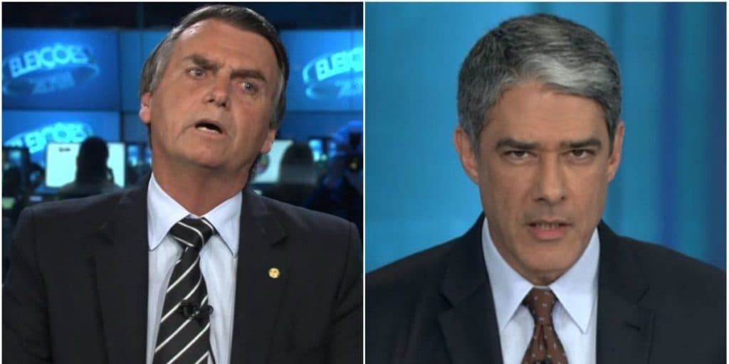 Bolsonaro expõe 'falência' da Globo, redução do salário de Bonner e debocha: "Quebrou"