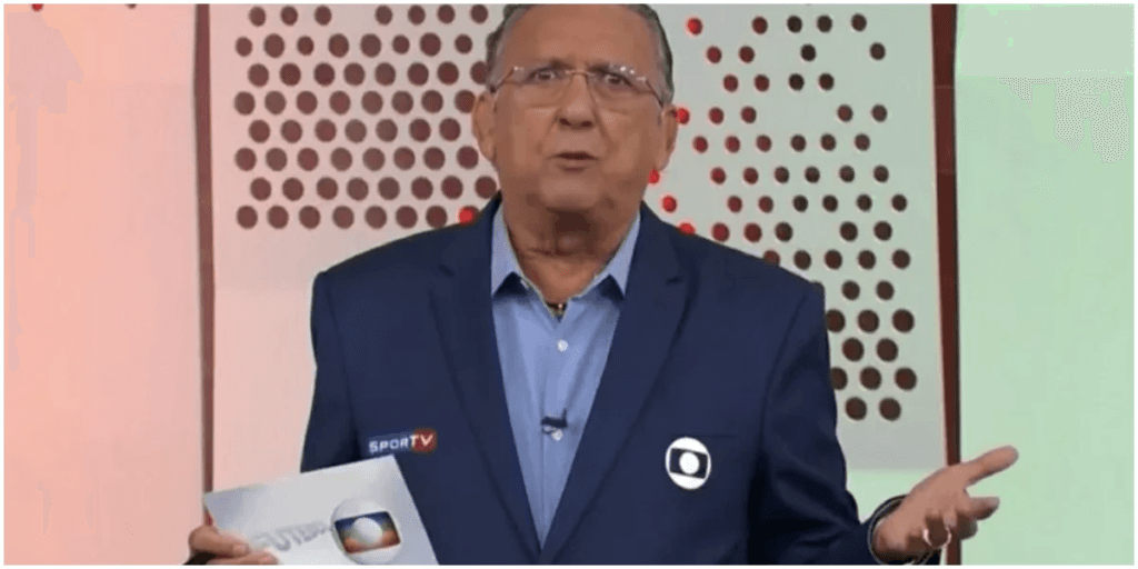 Galvão Bueno briga ao vivo com jornalista: “Deu ataque de pelanca”