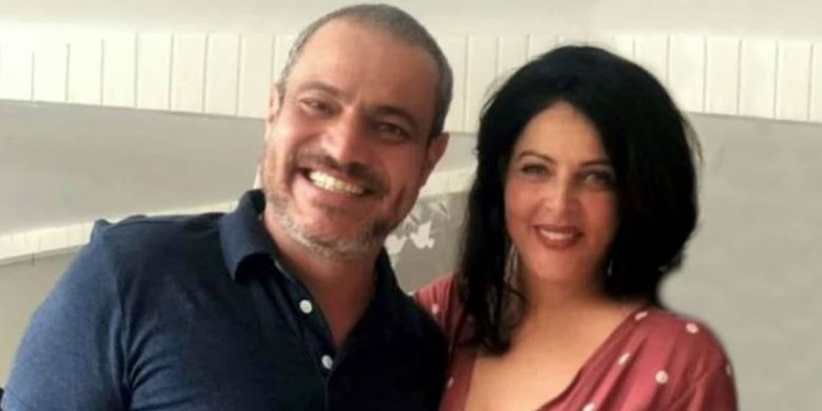 Sônia Lima e seu novo namorado (Foto: Reprodução) Sônia Lima e seu novo namorado (Foto: Reprodução)