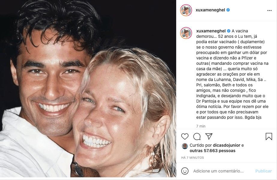Com Luciano Szafir em estado gravíssimo, Sasha abandona tudo, volta ao Brasil às pressas e suplica: "Orações"
