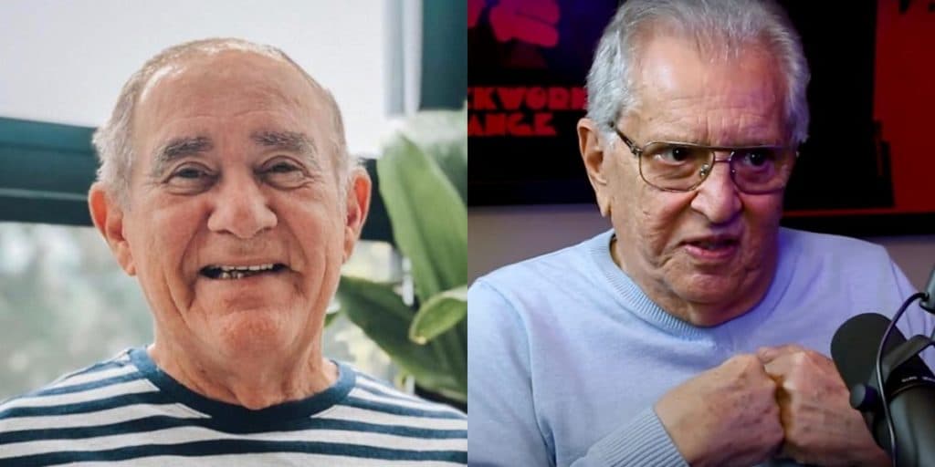 Renato Aragão é exposto com farsa por Carlos Alberto após provocar barraco no SBT: "O texto é meu"