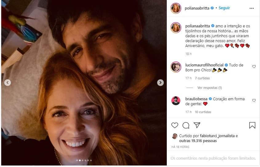Poliana Abritta se declarou para o marido Chico Walacer Poliana Abritta se declarou para o marido Chico Walacer