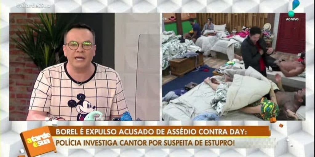 Felipeh Campos rebate Sonia Abrão ao vivo, defende Nego do Borel e detona: "Ele não tem culpa"