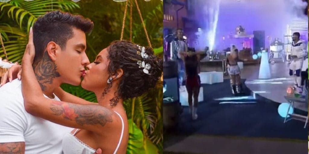 A Fazenda 13: Sthe Matos assume amor, esquece o noivo e protagoniza beijaço durante a penúltima festa do reality