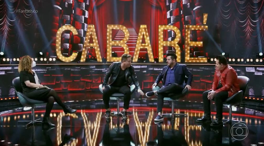 Leonardo trocou Eduardo Costa por Bruno e Marrone e deu entrevista ao Fantástico (Foto: Reprodução/TV Globo) Leonardo trocou Eduardo Costa por Bruno e Marrone e deu entrevista ao Fantástico (Foto: Reprodução/TV Globo)