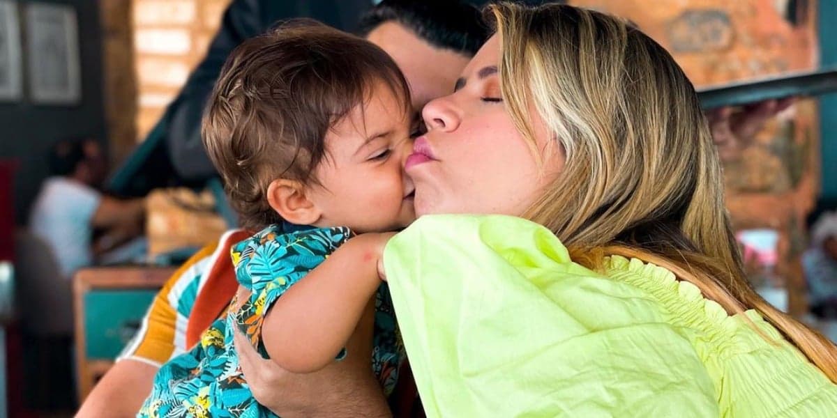 Marília Mendonça e o filho, Léo - Foto: Reprodução