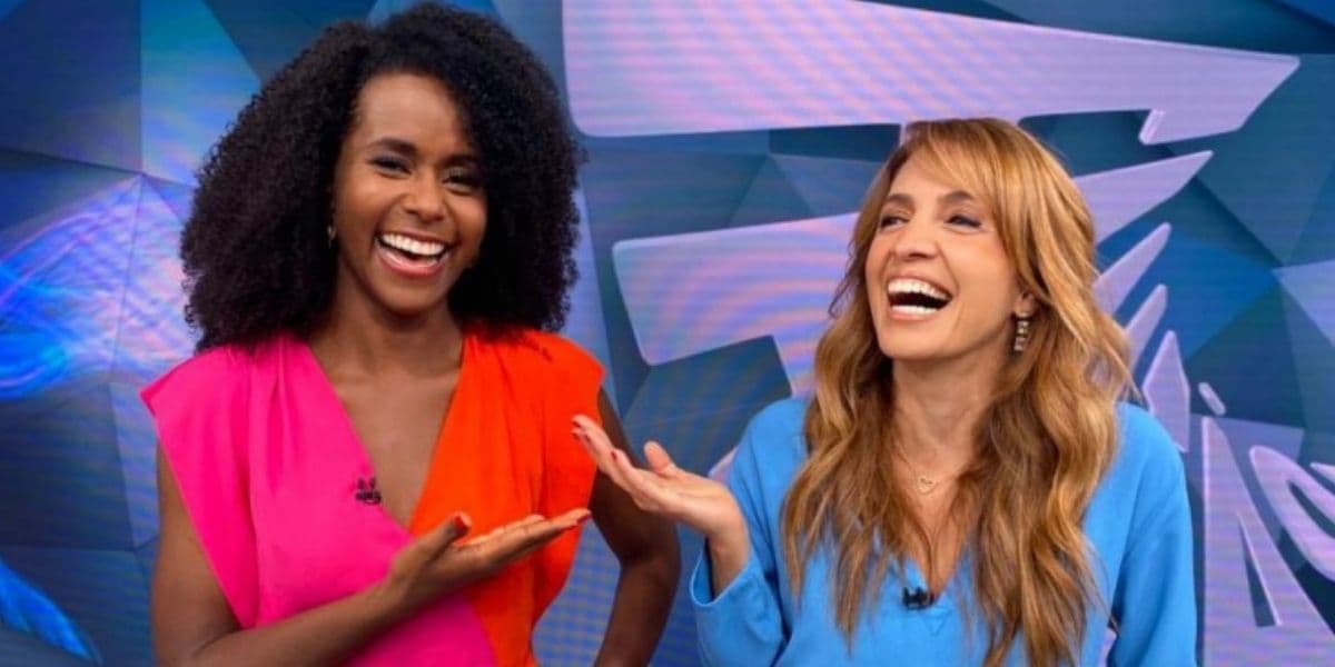 Maju Coutinho e Poliana Abritta comandam o Fantástico (Foto: Reprodução/Globo) Maju Coutinho e Poliana Abritta comandam o Fantástico (Foto: Reprodução/Globo)