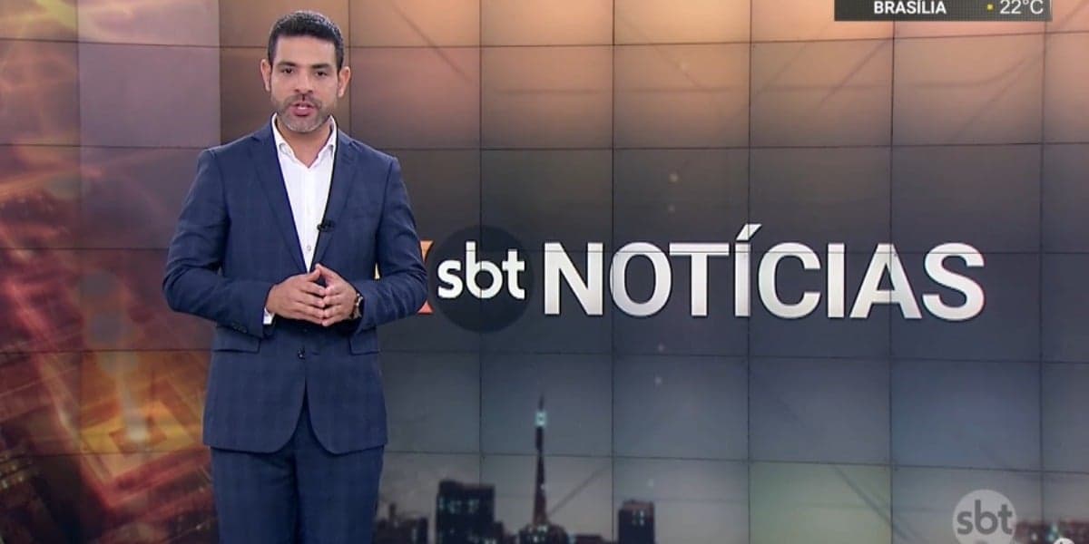 Darlisson Dutra sob o comando do SBT Notícias - Foto: Reprodução / Internet Darlisson Dutra sob o comando do SBT Notícias - Foto: Reprodução / Internet