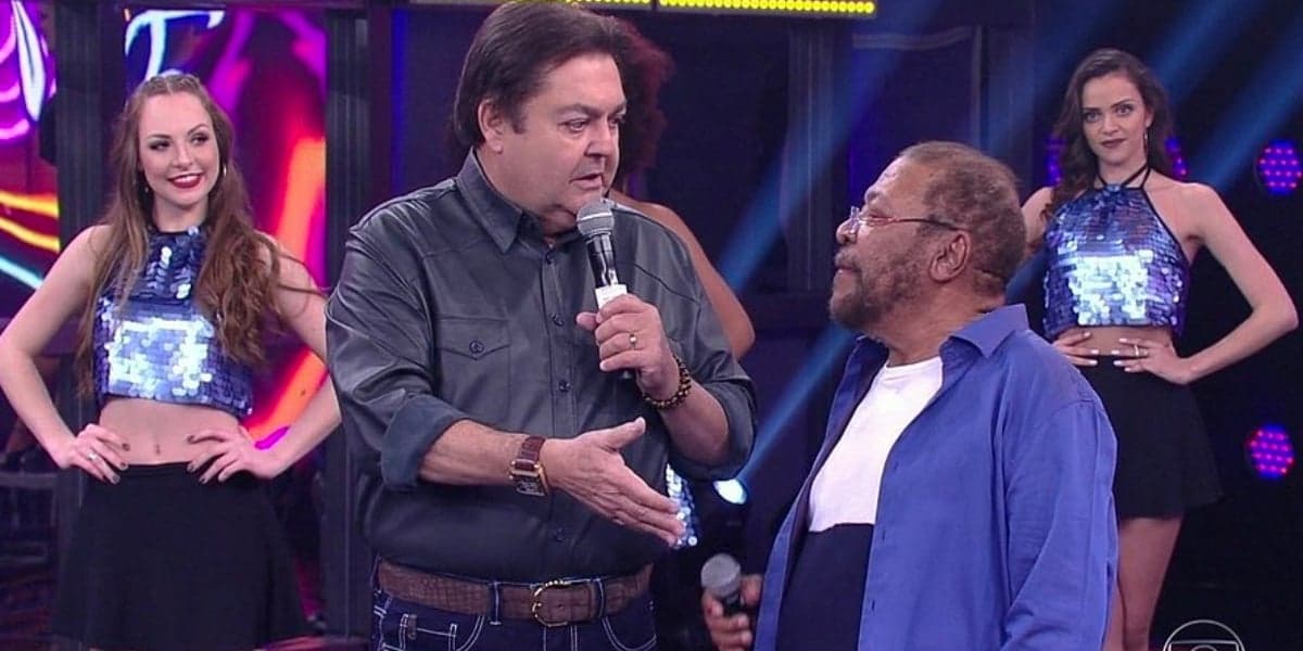 Faustão e Martinho da Vila na época da Globo (Foto: Reprodução) Faustão e Martinho da Vila na época da Globo (Foto: Reprodução)