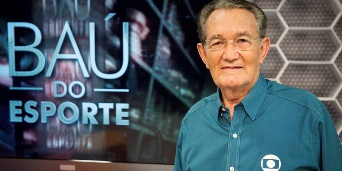 Na Globo há 52 anos, Léo Batista ignora aposentadoria e anuncia contrato vitalício Na Globo há 52 anos, Léo Batista ignora aposentadoria e anuncia contrato vitalício