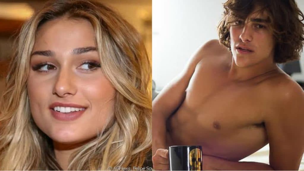 Ex-namorado de Sasha aparece sem camisa, abaixa bermuda, mostra entrada e volume é exposto: “Deus grego”