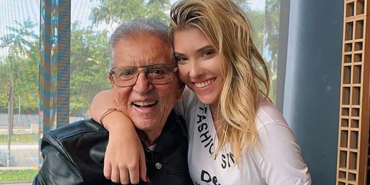 Carlos Alberto de Nóbrega e sua filha, Maria Fernanda 