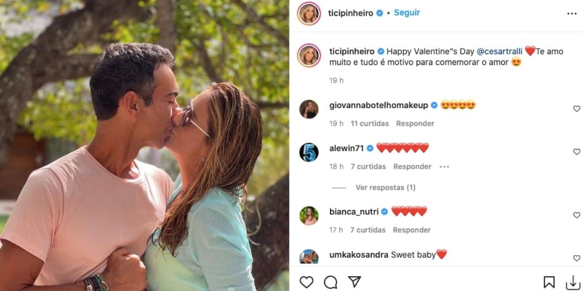 César Tralli e Ticiane Pinheiro César Tralli e Ticiane Pinheiro