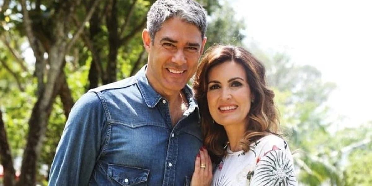 Fátima Bernardes ao lado de William Bonner (Foto: Divulgação) Fátima Bernardes ao lado de William Bonner (Foto: Divulgação)