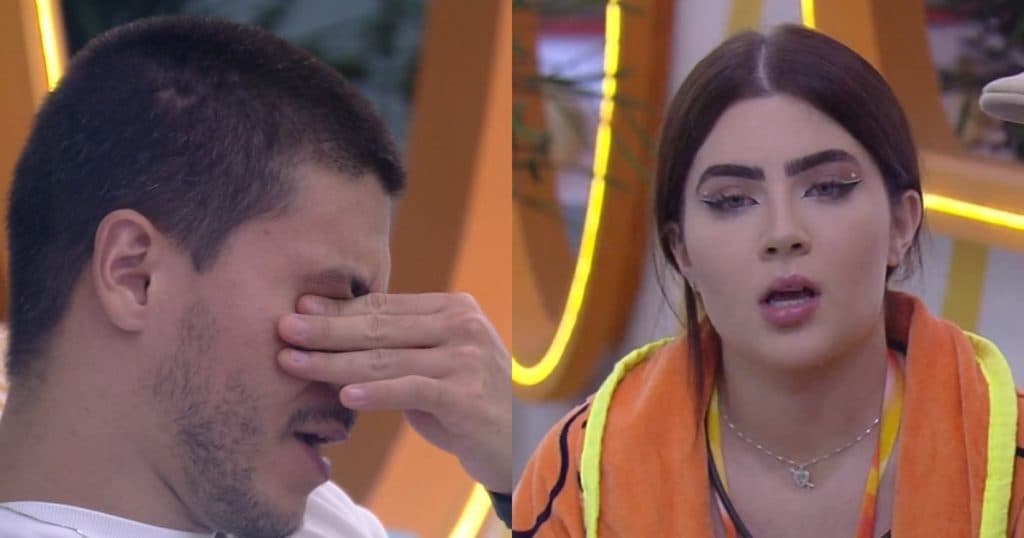 BBB22: Arthur Aguiar se decepciona com Jade Picon, cai nas lágrimas e recebe consolo de Naiara Azevedo