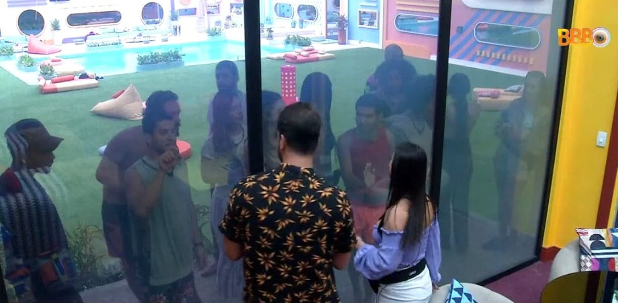 Participantes da Casa de Vidro entram no BBB22 (Foto: Reprodução / Globoplay) Participantes da Casa de Vidro entram no BBB22 (Foto: Reprodução / Globoplay)