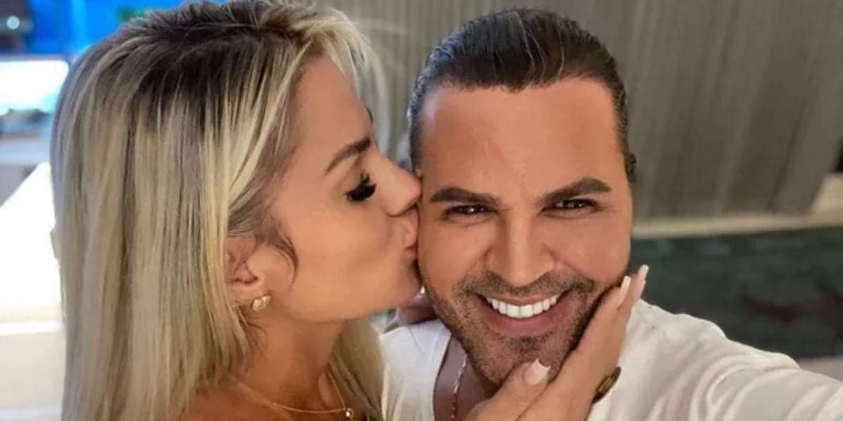 Eduardo Costa e sua esposa Eduardo Costa e sua esposa