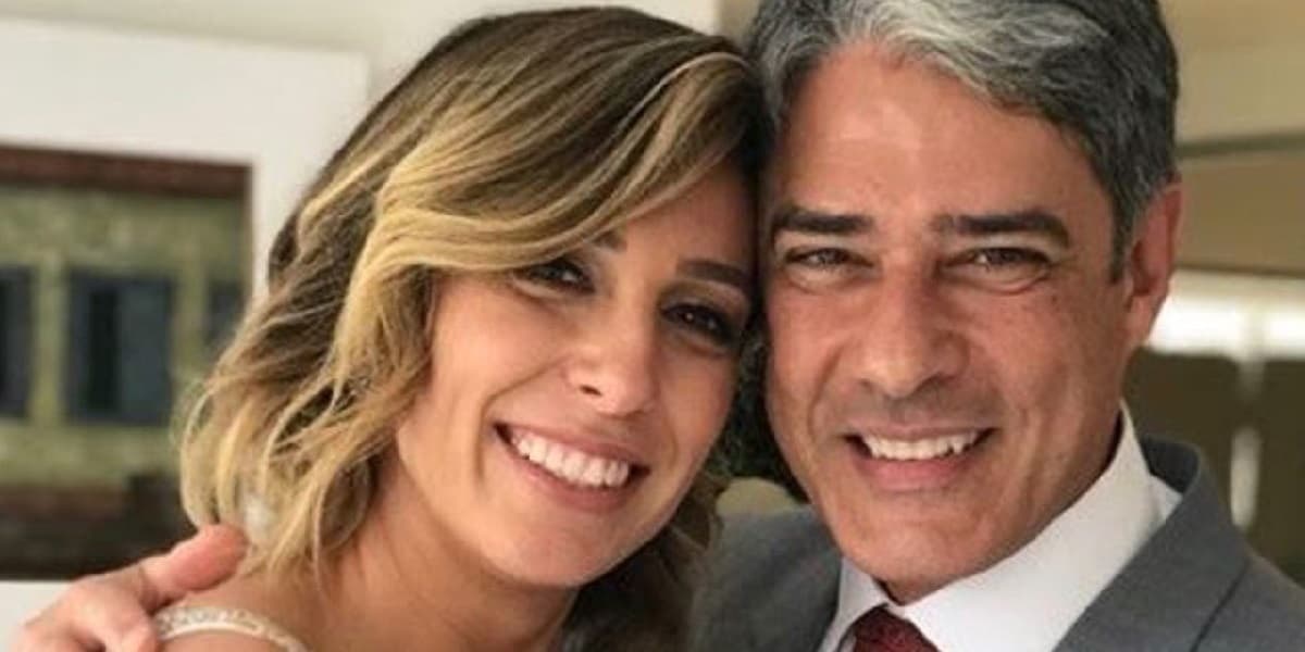 William Bonner ao lado de esposa, Natasha Dantas (Foto: Divulgação) William Bonner ao lado de esposa, Natasha Dantas (Foto: Divulgação)