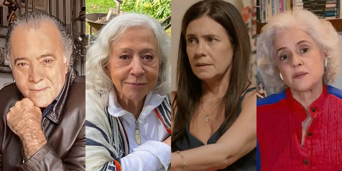 Tony Ramos, Fernanda Montenegro, Adriana Esteves e Marieta Severo podem ser demitidos (Foto: Reprodução/TV Globo/Instagram) Tony Ramos, Fernanda Montenegro, Adriana Esteves e Marieta Severo podem ser demitidos (Foto: Reprodução/TV Globo/Instagram)