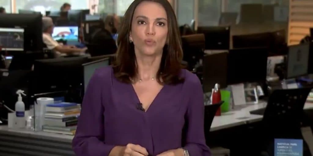 Ana Paula Araújo surge em telejornal de Portugal