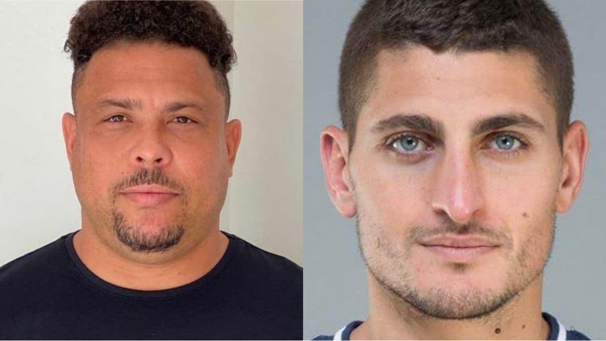 Ronaldo Fenômeno e Marco Verratti, seu hóspede da casa roubada Ronaldo Fenômeno e Marco Verratti, seu hóspede da casa roubada