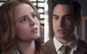 Isadora (Larissa Manoela) enfrentará Joaquim (Danilo Mesquita) e o abandonará na lua de mel em Além da Ilusão (Foto: Reprodução / Globo) Isadora (Larissa Manoela) enfrentará Joaquim (Danilo Mesquita) e o abandonará na lua de mel em Além da Ilusão (Foto: Reprodução / Globo)