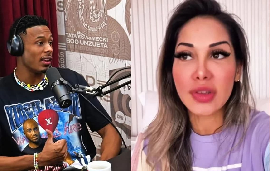 Paulo André e Maíra Cardi, esposa de Arthur Aguiar, tiveram discussão Paulo André e Maíra Cardi, esposa de Arthur Aguiar, tiveram discussão