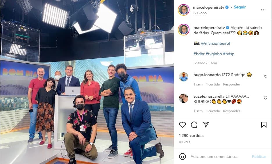 Bocardi tem desfecho na Globo confirmado ao Brasil - Foto: Reprodução Bocardi tem desfecho na Globo confirmado ao Brasil - Foto: Reprodução