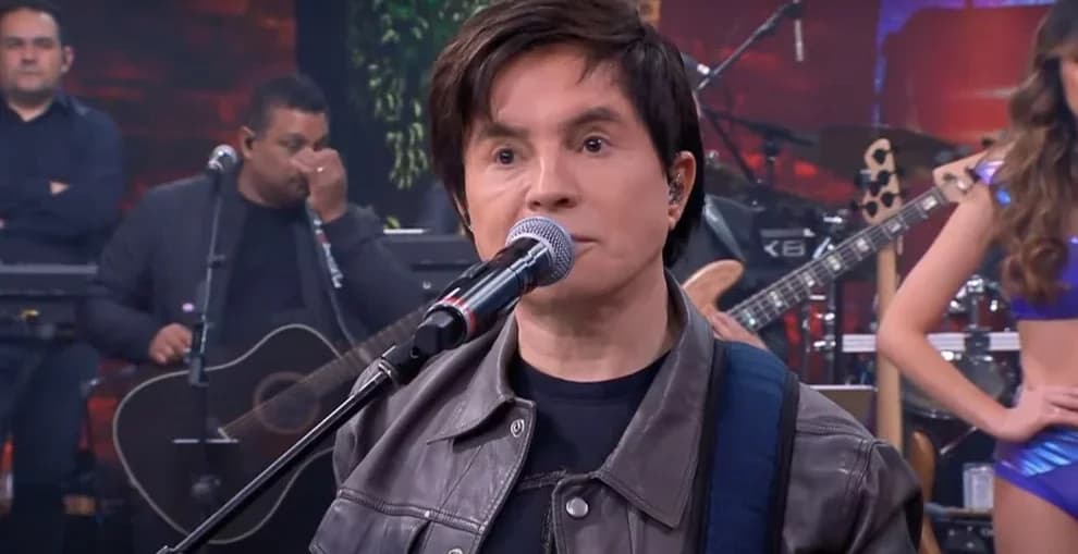 Xororó esteve no Faustão e falou de Xororó e Junior (Foto: Reprodução) Xororó esteve no Faustão e falou de Xororó e Junior (Foto: Reprodução)
