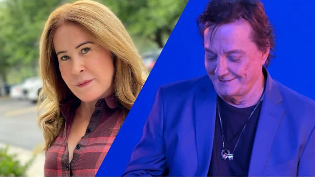 Zilu curte show de Fábio Jr. com o namorado