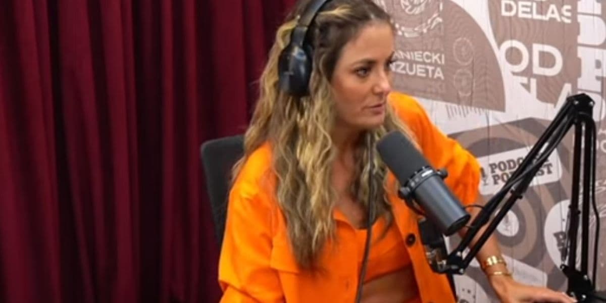 Ticiane Pinheiro no Poddelas (Reprodução - PodDelas) Ticiane Pinheiro no Poddelas (Reprodução - PodDelas)